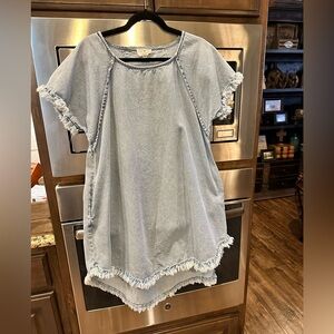 Umgee denim dress -size M
